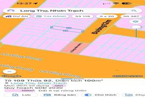 Bán đất nền Hud Long Thọ Nhơn Trạch nhóm 2 giá rẻ giá 1.55 tỷ